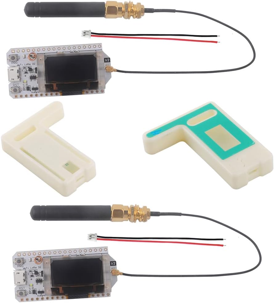 ESP32 OLED LoRa 915MHz Module V2 with SMA Antenna, Pack of 2 A26287