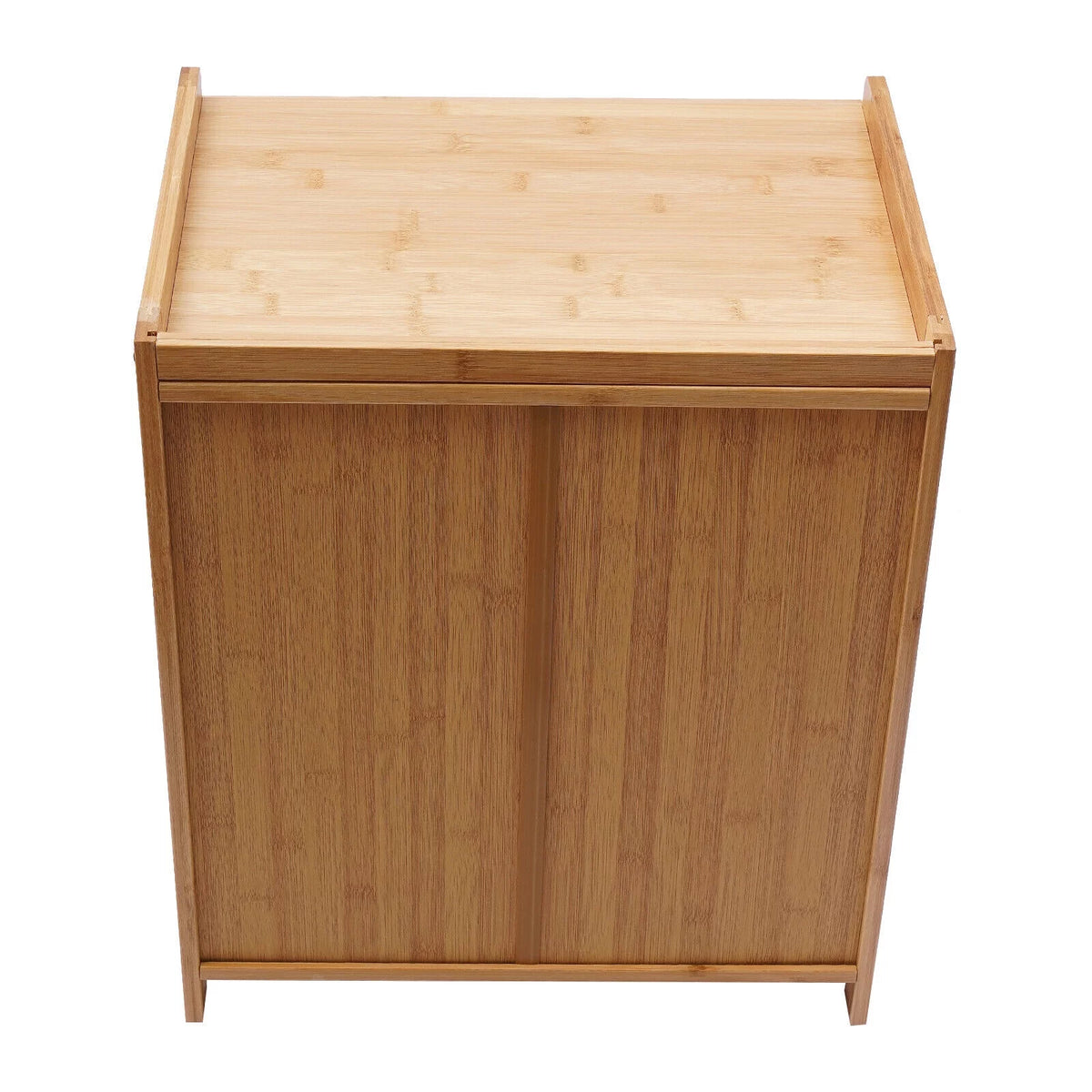 Bamboo Wood 3 Sliding Drawers Nightstand W946018
