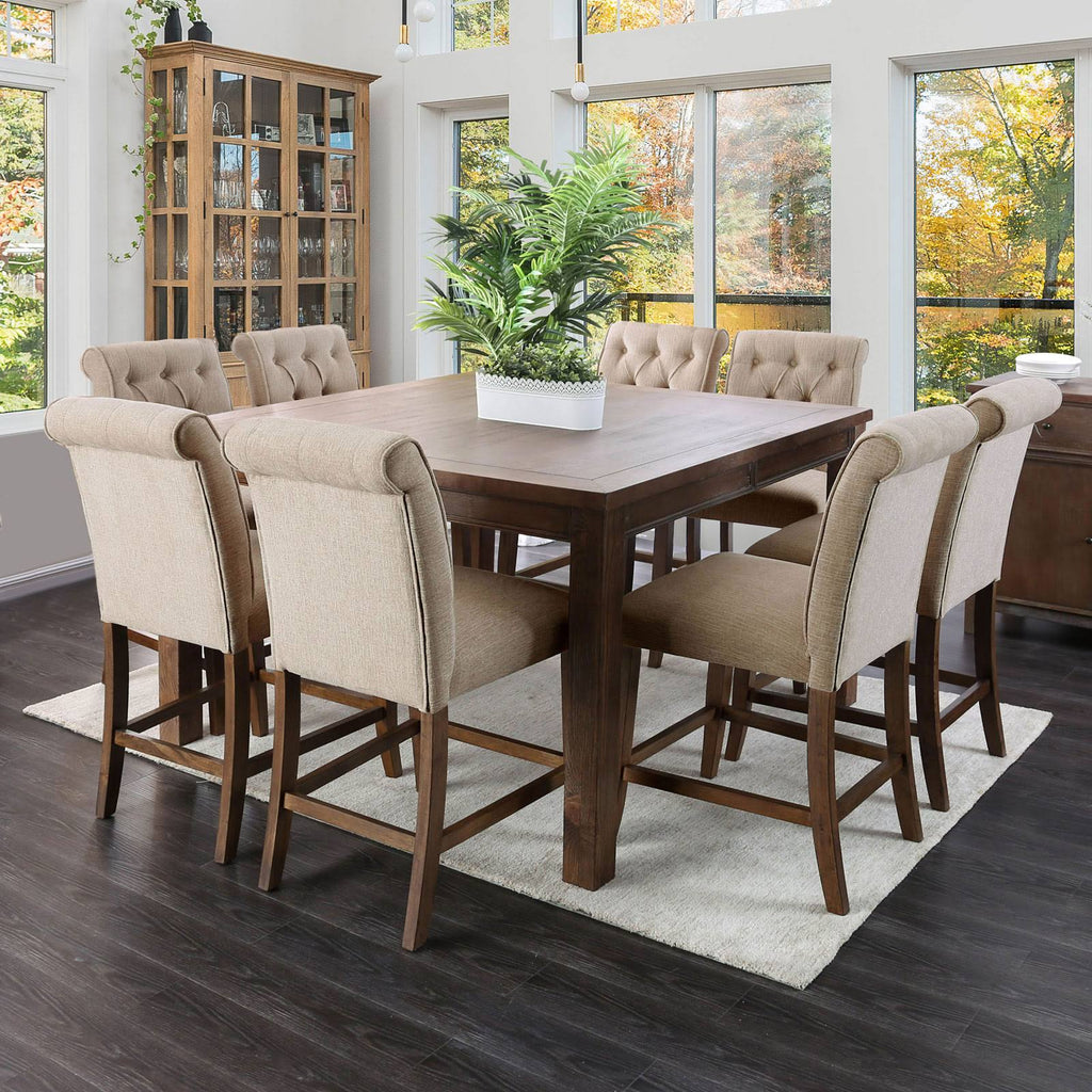 Rustic Oak Counter Ht. Table V439