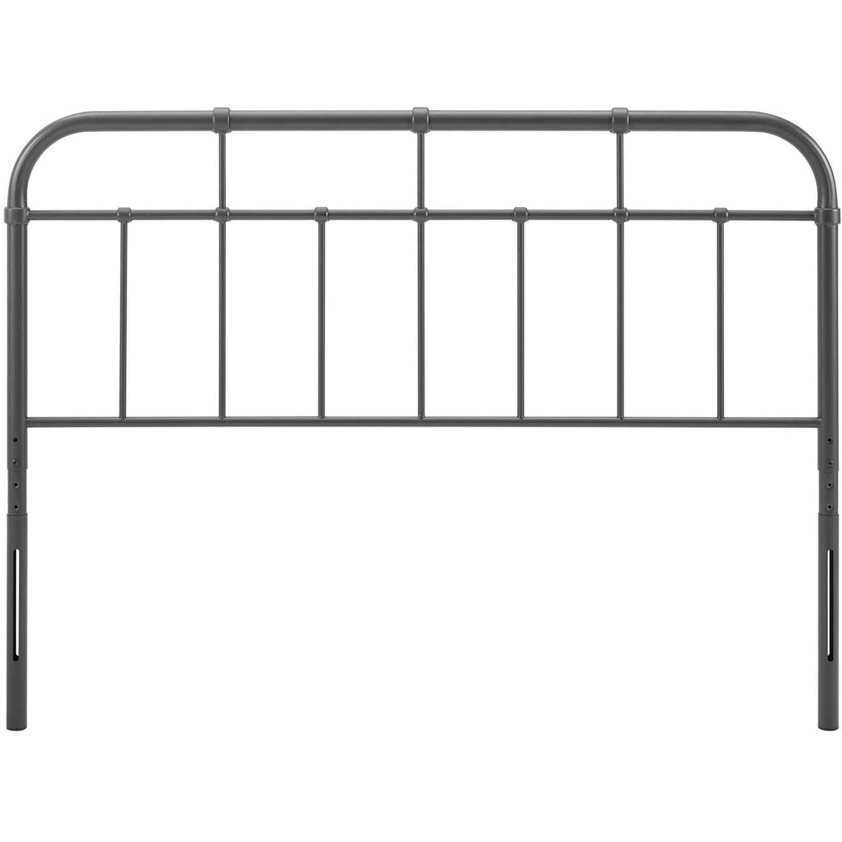 Gray King Metal Headboard L699