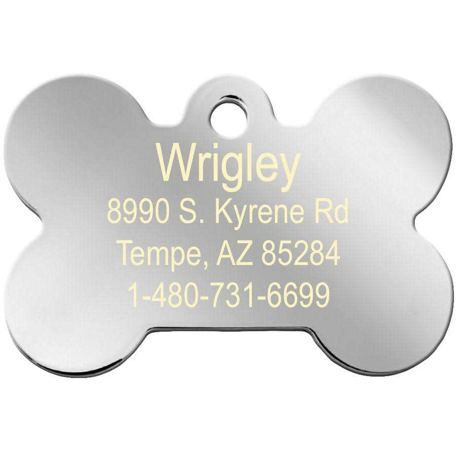 Dog Tag with Crown and Crystals C73513
