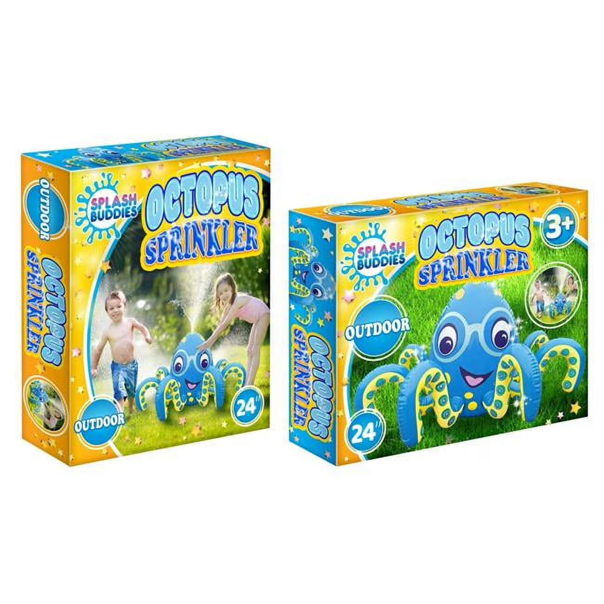 Blue Inflatable Sprinkler Octopus Toys S290