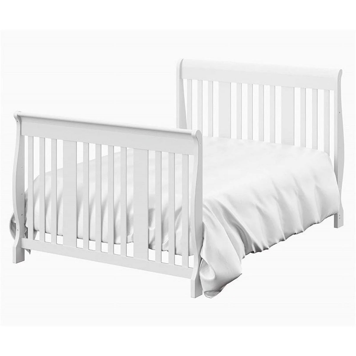 4-in-1 Convertible Crib and Changing Table Set in White O976