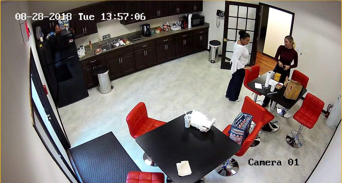 4MP PoE Security IP Camera Turret with IR Night Vision Wide Angle 2.8mm Lens B2898