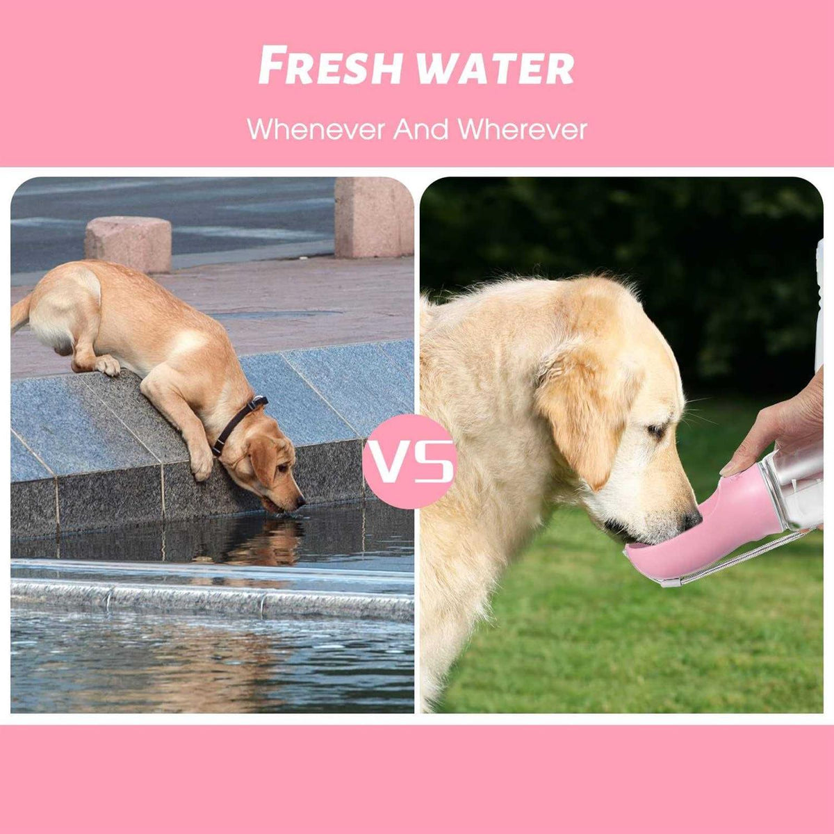 Portable Leak Proof Dog Water Bottle S5626