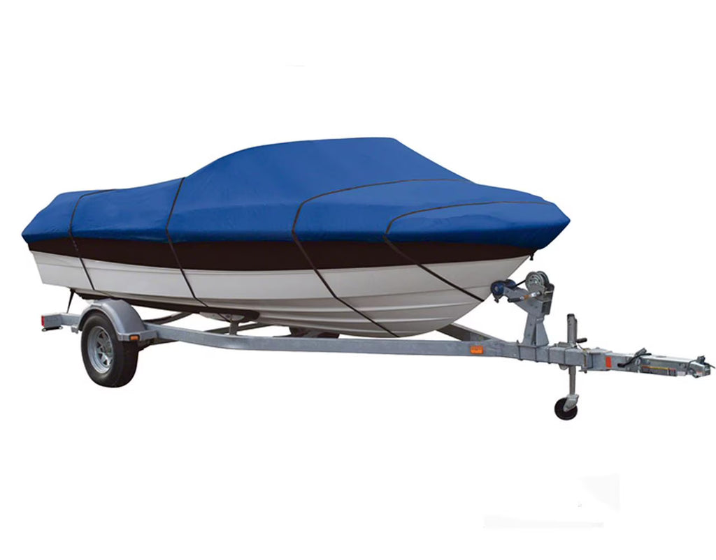 Blue Boat Cover for Crestliner Crusader 190 O/B I33205